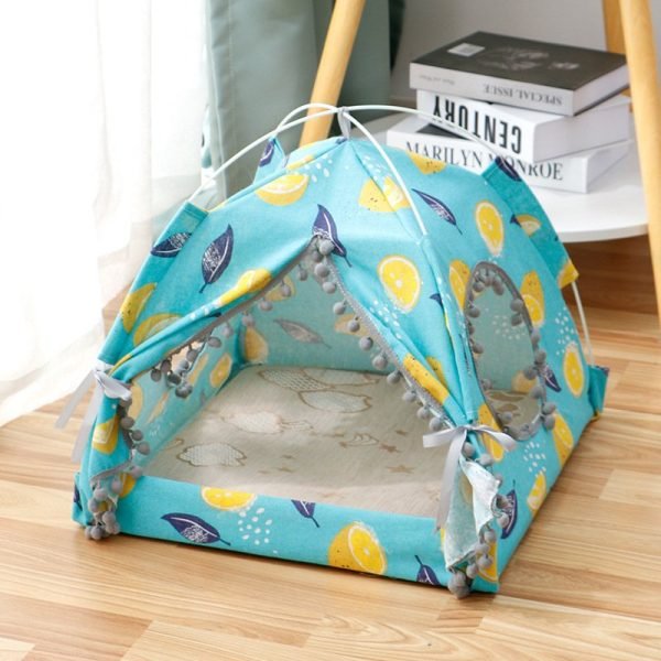 Cat Tent Cat Cat House Enclosed Pet Bed - Image 6