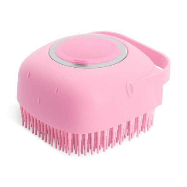 Pet Dog Shampoo Massager Brush Cat Massage Comb Grooming Scrubber Shower Brush For Bathing Short Hair Soft Silicone Brushes - Image 8