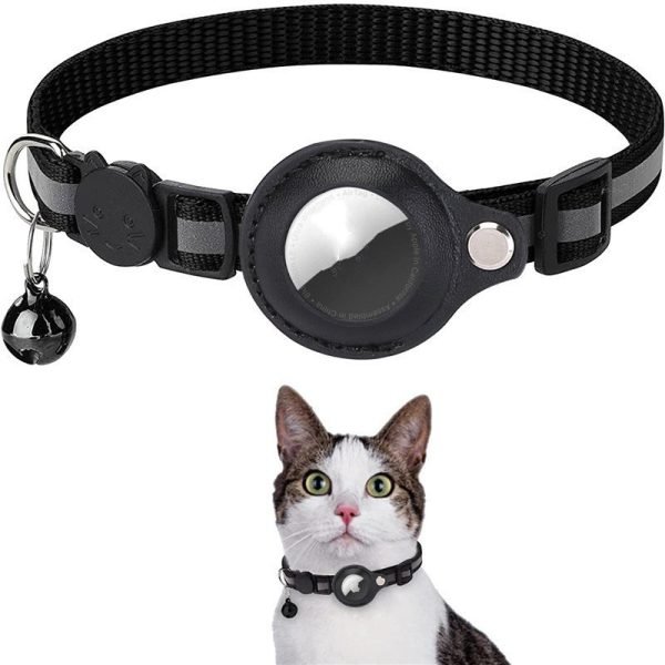 Reflective Collar Waterproof Holder Case For Airtag Air Tag Airtags Protective Cover Cat Dog Kitten Puppy Nylon Collar - Image 10