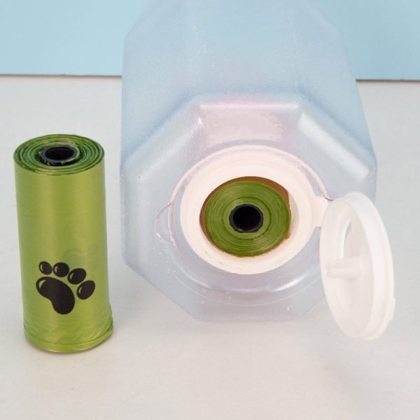 Portable Cat Dog Water Bottle Food Feeder Drinker Poop Dispenser 3 In 1 Leak-proof Multifunctional Dog Water Bottle Pet Products - Image 6