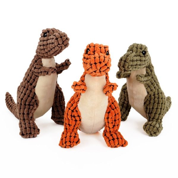 Dinosaur Pet Toys Giant Dogs Pets Interactive Dog Toys For Large Dogs Chew Toys Chihuahua Plush Stuffing Squeakers - Image 5