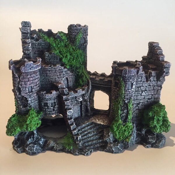 Fish tank resin castle decoration - Image 5