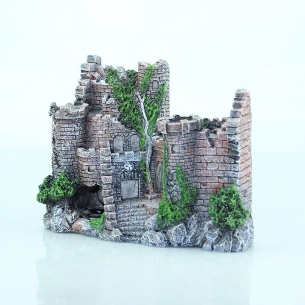 Fish tank resin castle decoration - Image 4