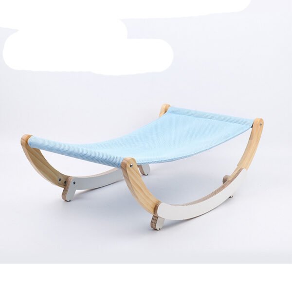 Solid Wood Cat Rocking Hammock Dual Purpose - Image 6