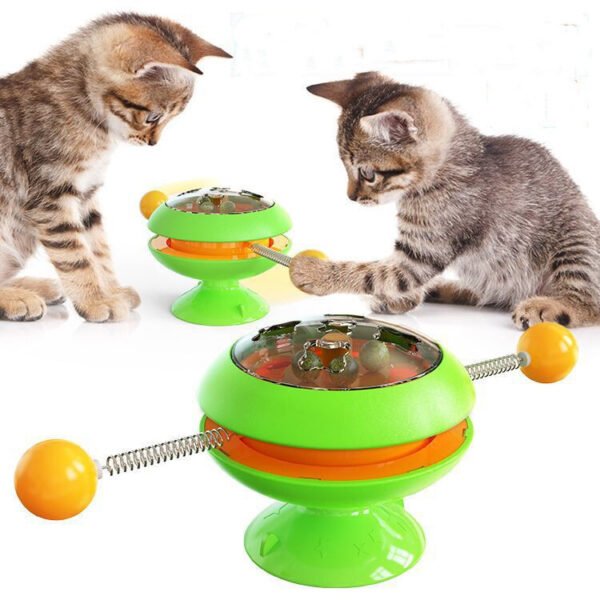 Rotatable Cat Toys Supplies With Catnip Interactive Training Toys For Cats Kitten Cat Accessories Pet Products - Image 5