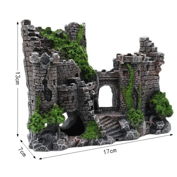 Fish tank resin castle decoration - Image 7