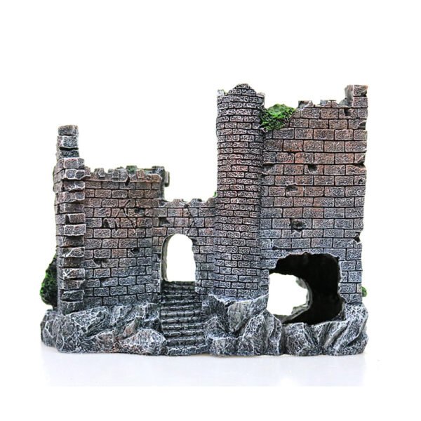 Fish tank resin castle decoration - Image 3