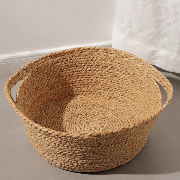 Pet Cat Litter Round Semi-enclosed Opening Cat Hanging Basket - Image 4