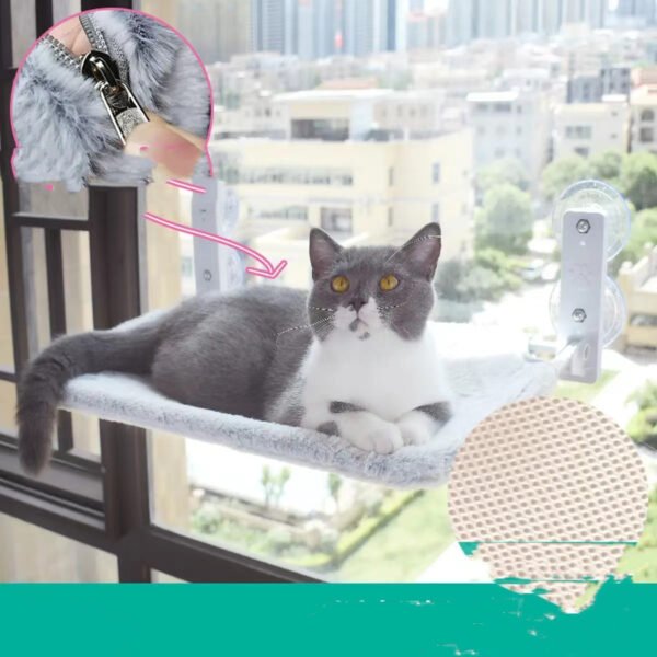 Cat Suction Cup Window Glass Hammock Pet Cat Pets Products - Image 8