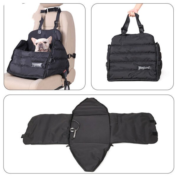 Pet Car Bag Car Front And Rear Seat Dog Car Pad Multi-functional Anti Splash Autumn And Winter Pet Bag - Image 4