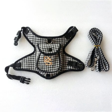 Pet Vest Houndstooth Pet Suit - Image 4