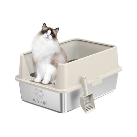 Stainless Steel Litter Box Oversized - Image 5