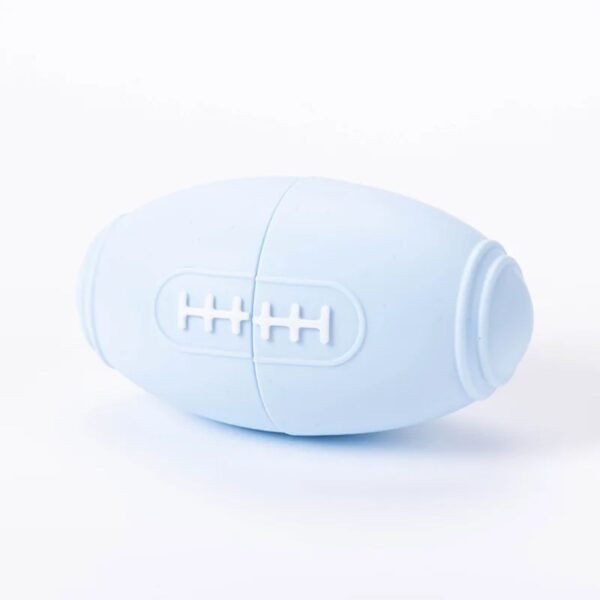 Silicone Toys For Pets Toys To Relieve Boredom For Dogs Bite Resistant Rugby Food Leaks - Image 5