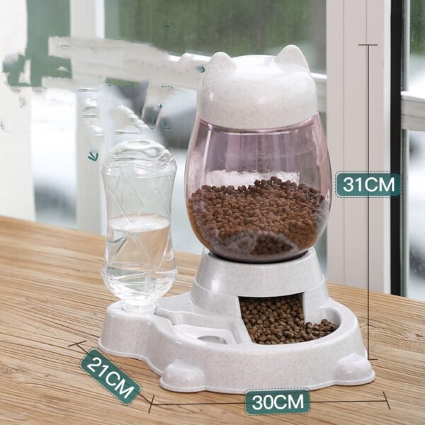 Cat Food Basin Water Automatic Feeder Dog Food Machine - Image 3