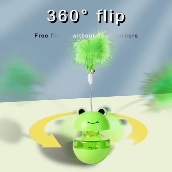 Pets Cat Toy Frog Tumbler Food Dropping Ball Pet Products - Image 6