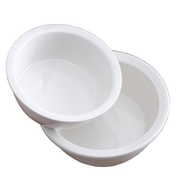 Pet food bowl ceramic double bowl food bowl - Image 2