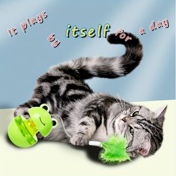 Pets Cat Toy Frog Tumbler Food Dropping Ball Pet Products - Image 3