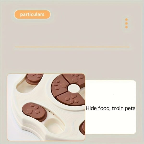 Interactive Slow Food Bowl For Pets For Dogs And Cats Training And Slow Feeding Assistant Non-electric Plastic Intelligence Game Stimulates Intelligence And Good Habits Multi-stage Challenge, Foo - Image 4