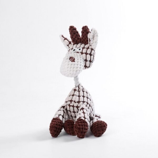 Plush Dog Toy Animals Shape Interactive Dog Chew Toys Corduroy Dog Toys For Small Large Dogs Puppy Pets Training Accessories - Image 3