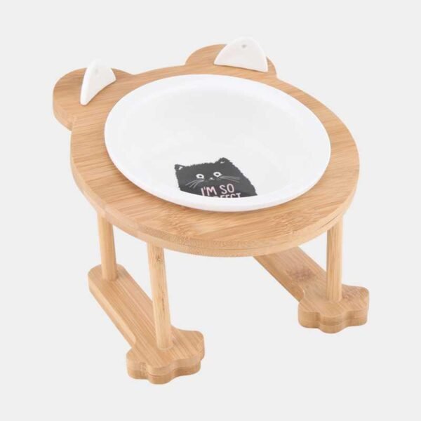 Inclined ceramic cat food cat food bowl - Image 3