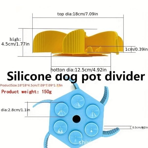 Pet Slow Food Device, Pet Supplies, Silicone Sucker Cup, Pet Licking Food Pad, Dog Slow Food Bowl, Silicone Food Dispenser - Image 4