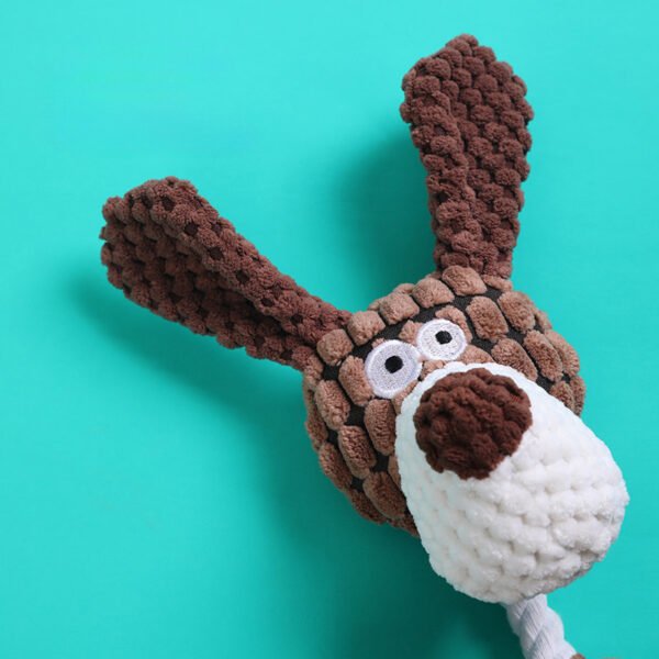 Plush Dog Toy Animals Shape Interactive Dog Chew Toys Corduroy Dog Toys For Small Large Dogs Puppy Pets Training Accessories - Image 5