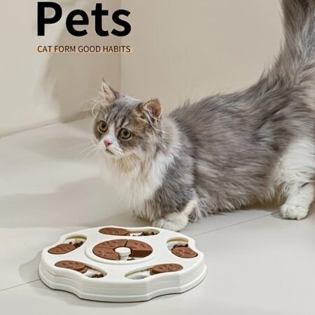 Interactive Slow Food Bowl For Pets For Dogs And Cats Training And Slow Feeding Assistant Non-electric Plastic Intelligence Game Stimulates Intelligence And Good Habits Multi-stage Challenge, Foo