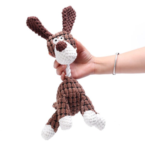 Plush Dog Toy Animals Shape Interactive Dog Chew Toys Corduroy Dog Toys For Small Large Dogs Puppy Pets Training Accessories - Image 6