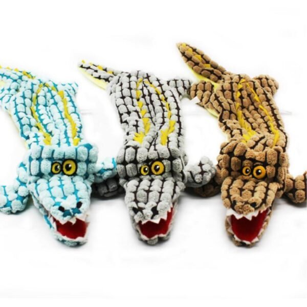Plush Dog Toy Animals Shape Bite Resistant Squeaky Toys Corduroy Dog Toys For Small Large Dogs Puppy Pets Training Accessories - Image 4