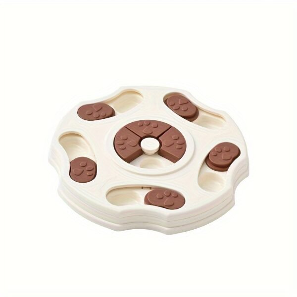 Interactive Slow Food Bowl For Pets For Dogs And Cats Training And Slow Feeding Assistant Non-electric Plastic Intelligence Game Stimulates Intelligence And Good Habits Multi-stage Challenge, Foo - Image 2