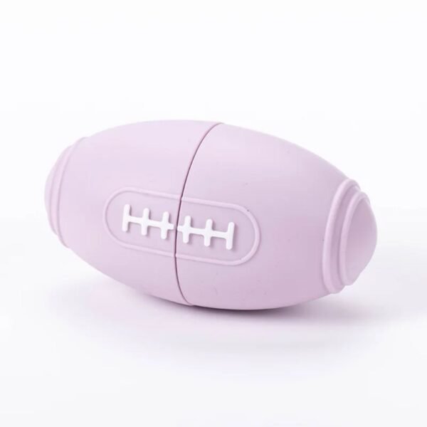 Silicone Toys For Pets Toys To Relieve Boredom For Dogs Bite Resistant Rugby Food Leaks - Image 8