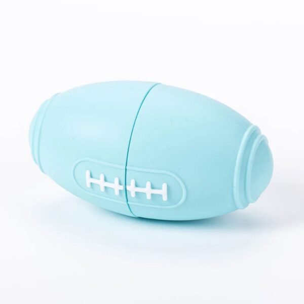 Silicone Toys For Pets Toys To Relieve Boredom For Dogs Bite Resistant Rugby Food Leaks - Image 2