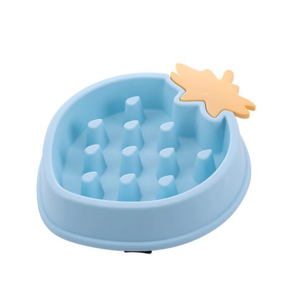 Pineapple Slow Food Bowl Food Grade Plastic Pet Dog - Image 5