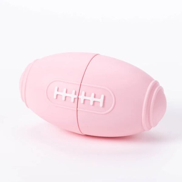 Silicone Toys For Pets Toys To Relieve Boredom For Dogs Bite Resistant Rugby Food Leaks - Image 7