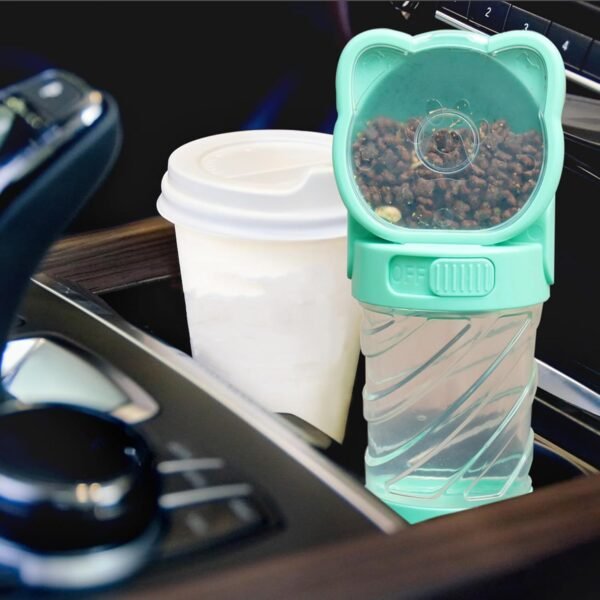 3 In 1 Pet Water Bottle Outdoor Portable Dog Water Bottle With Food Container Garbage Bags Dispenser For Cat Puppy Pets Stuff Accessories For Walking Hiking Travel - Image 3