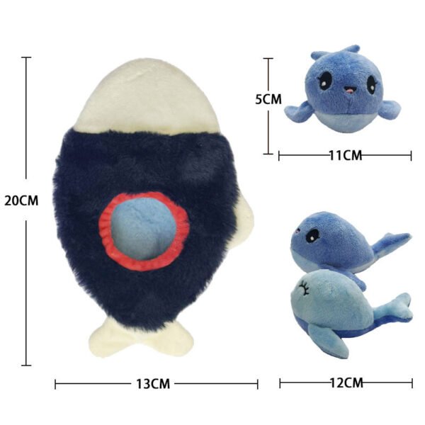 Dog Toy, Plush, With Sound, Chewable, Fun To Play With, And Can Hide Food For The Dog To Chew On. It's A Great Tool For Pets To Entertain Themselves And Relieve Boredom - Image 3