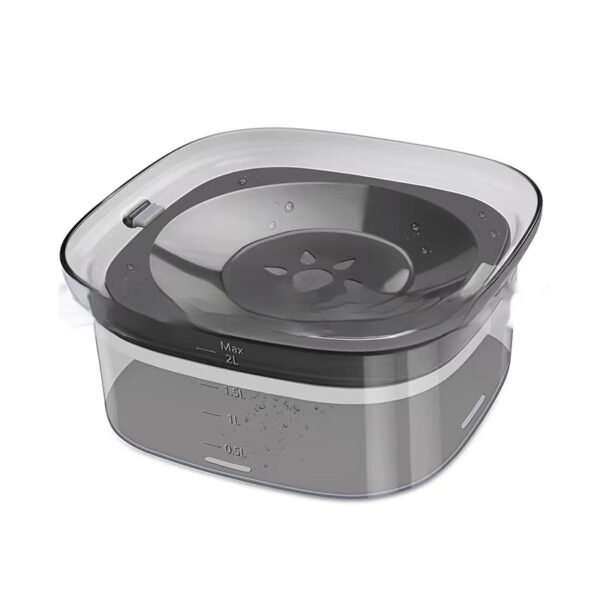70oz Dog Water Bowl Large Capacity Spill Proof Dog Bowl Transparent 2L Visible Water Level Slow Drinking Bowl For Dogs And Cats Pet Products - Image 8