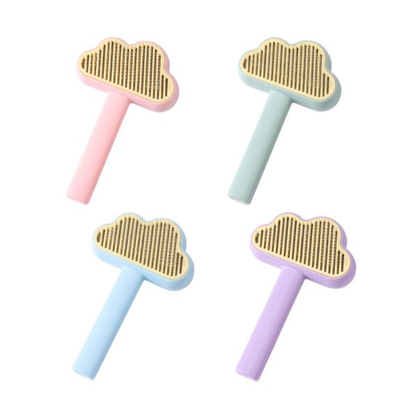 New Cloud Pet Comb Cat Comb Pet Brushing Pet Self-cleaning Needle Comb Pet Hair Remover Pet Comb Batch - Image 3