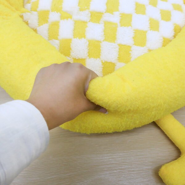 Long Plush Nest For Pets, Thick And Warm Mat For Small And Medium Shiba Inu, Deep Sleep Nest For Puppies, Autumn And Winter - Image 7