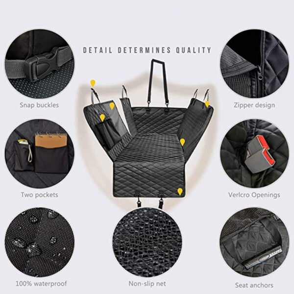 Waterproof And Scratch-resistant Car Pet Seat Cover For Car Mesh Window Pets Supplies - Image 7