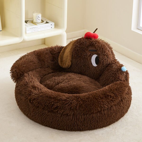 Plush Sofa Bed For Small Dogs And Cats Warm Accessories Large Dog Bed Mat Kennel Medium Basket Puppy Supplies - Image 7