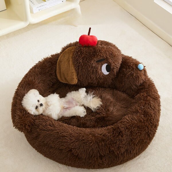 Plush Sofa Bed For Small Dogs And Cats Warm Accessories Large Dog Bed Mat Kennel Medium Basket Puppy Supplies - Image 3