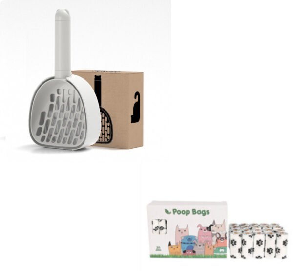 Cat Litter Scoop Plastic Cats Poop Scoop With Base Pets Cleanning Tool Cat Toilet Products Durable Litter Box Cleaner Shovel Pet Products - Image 8