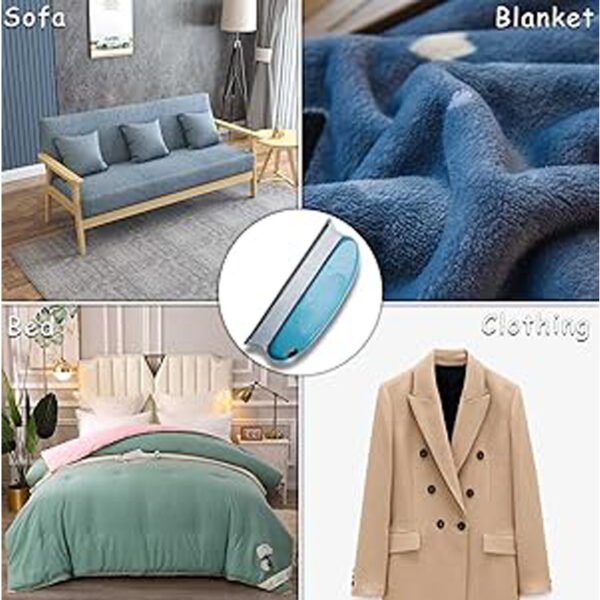 Pet Hair Remover Brush Cat Dog Hair Remover Comb Pet Hair Detailer For Car Interiors Furniture Carpet Couch Sofa Bed Clothes Blinds Pet Hair Cleaning Remover Brush Cat & Dog Hair Lint Remover Brush - Image 7