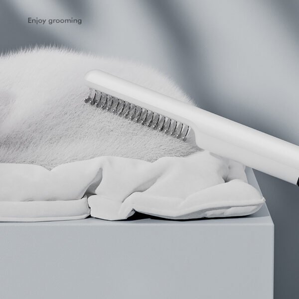 Pet Grooming Brush Self Cleaning Automatically Dog Cat Slicker Brush Remove Dog Hairs Pet Comb All-In-One Metal Undercoat Rake, Dematting Tool, Detangling Comb, Fur Shedding Blade, Pet Hair Remover - Image 3