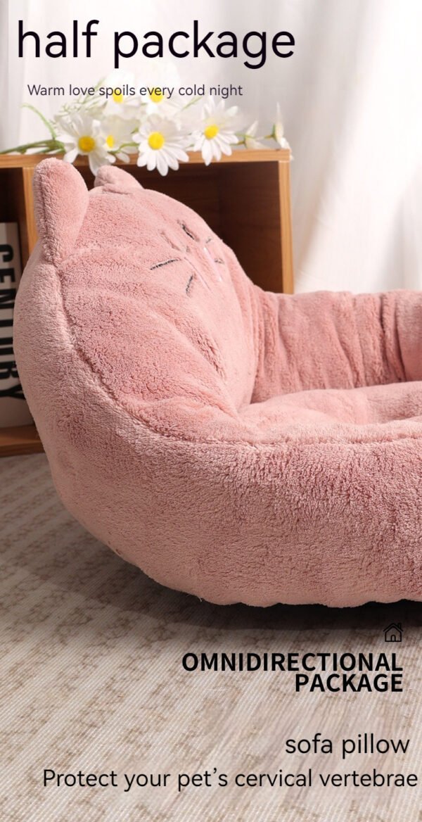 Big And Small  Trending Cartoon Pet Bed Dog Bed Cat Nest - Image 9