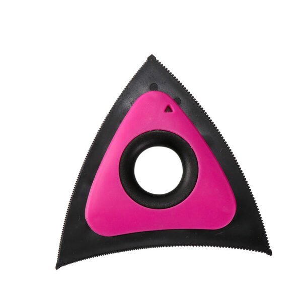Triangle Electrostatic Dog Hair Cleaner Carpet Scraper Pet Hair Cleaner Animal Hair Brush Cat Hair Remover Brush Pet Supplies - Image 3