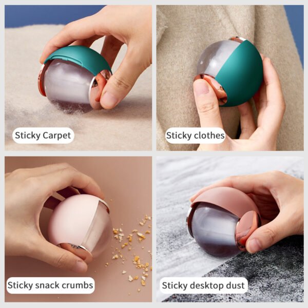 Hair Removal Ball Lint Roller Hair Remover Ball Pet Hair Remov Tool Washable Sticky Roller Clothes Dust Pet Fur Remov Clean Tool - Image 10