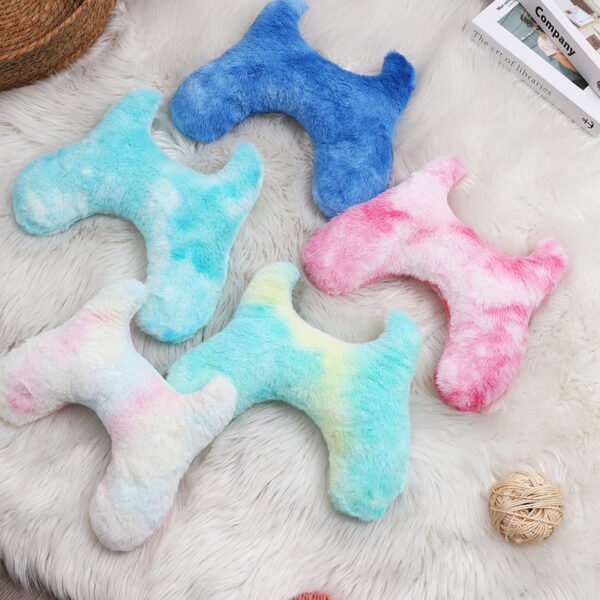Pet Pillow Super Soft Tie-dyed Plush Cat Supplies Pet Products - Image 3