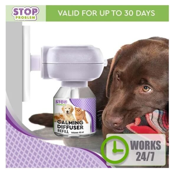 Cat Calming Diffuser & Pet Anti Anxiety Products Feline Calm Pheromones Plug In - Image 4